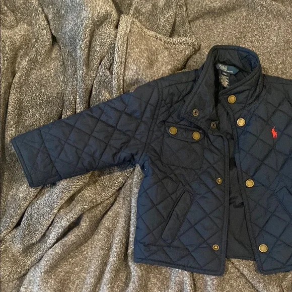 Polo by Ralph Lauren Kids Navy Quilted Jacket - Picture 4 of 5